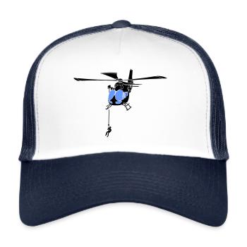 EC 145 AH145 Helicopter Helicopter Helicopter - Trucker Cap - white/navy - Front