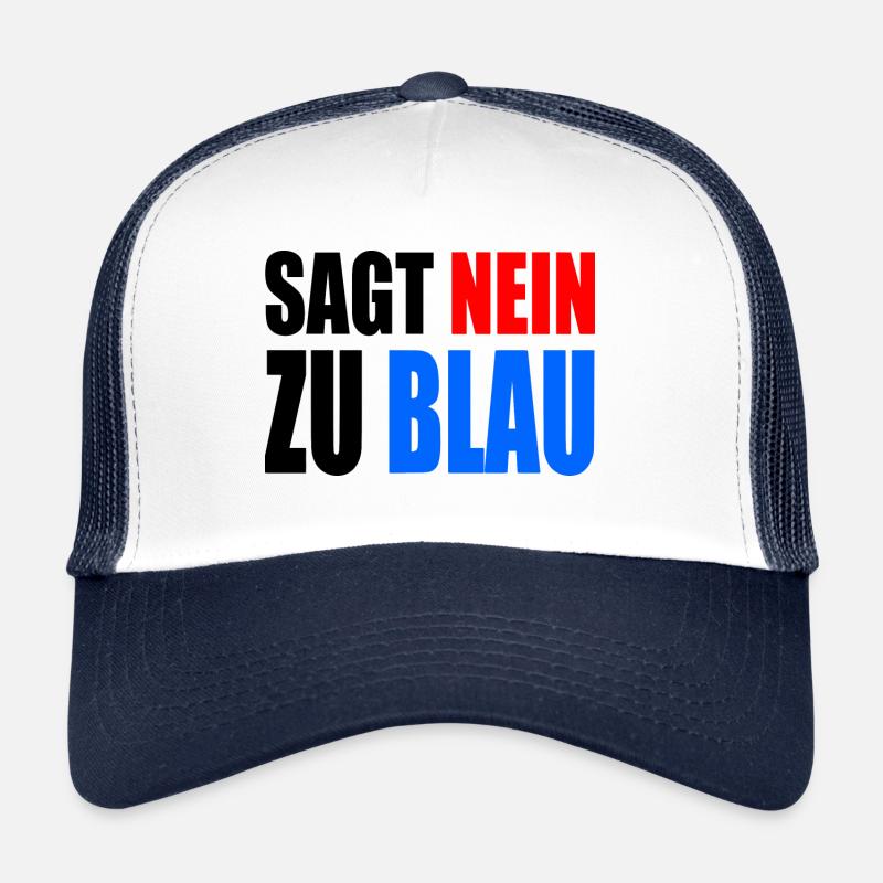 Dites non au bleu - AfD Casquette trucker 