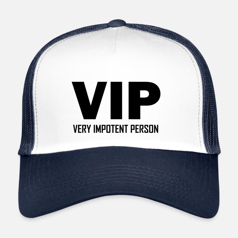 VIP, Very Impotent Person, lustig, Scherz Trucker Cap