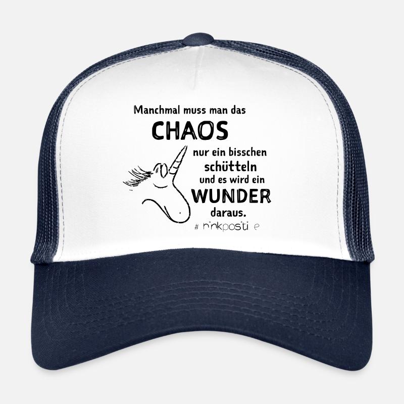 lustiger Spruch witzige Sprueche - Chaos schütteln Trucker Cap