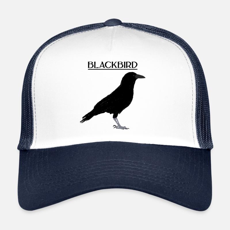 AMSEL - Trucker Cap - Weiß/Navy