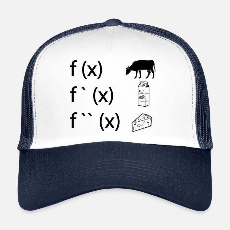 Formula school gift math nerd profession - Trucker Cap - white/navy