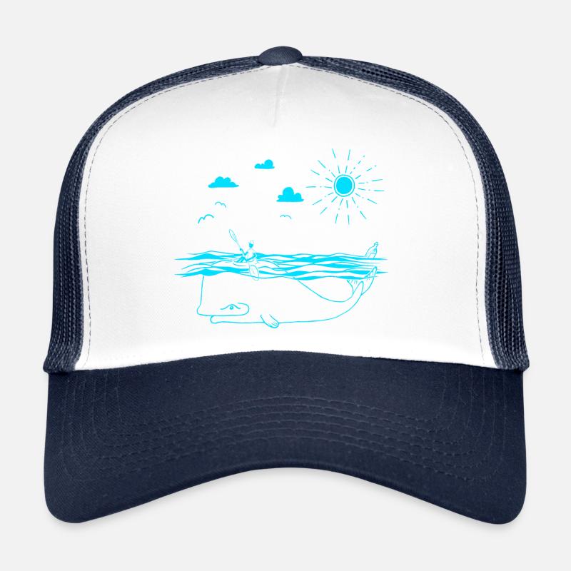 Paddeln - Trucker Cap - Weiß/Navy