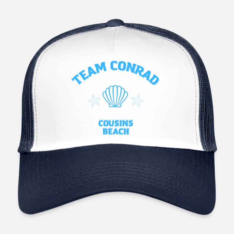 Team Conrad Cousins Beach Der Sommer, den ich gedreht habe - Trucker Cap - Weiß/Navy