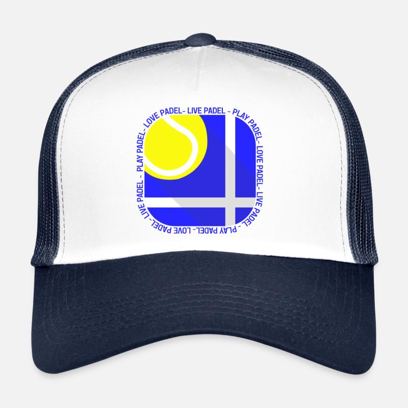 Padel - Cadeau pour amateur de padel Casquette trucker 
