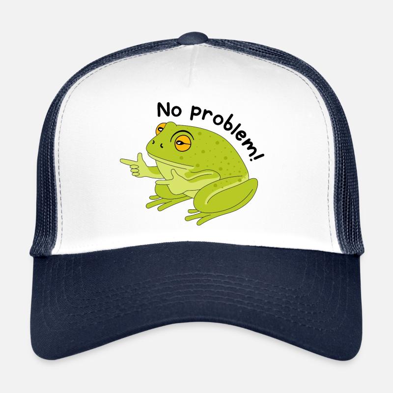Grenouille pas de problème Casquette trucker 