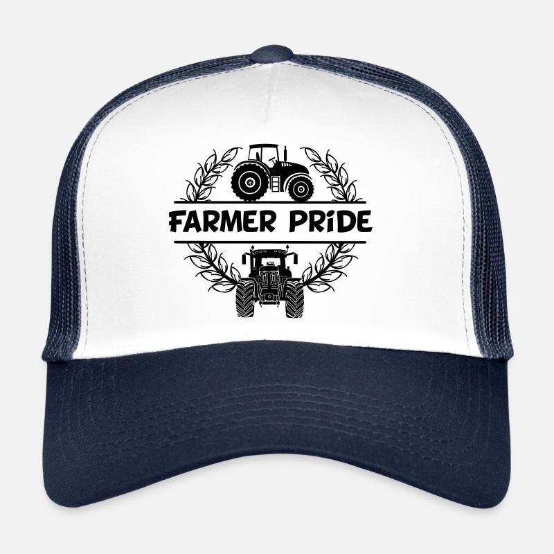 Farmer Power Design Traktor Text Farmer Stolz Trucker Cap
