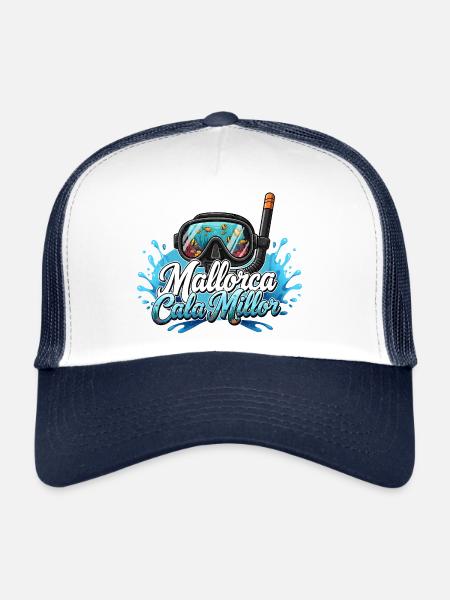 Diving Dream Cala Millor - Trucker Cap - white/navy - Front