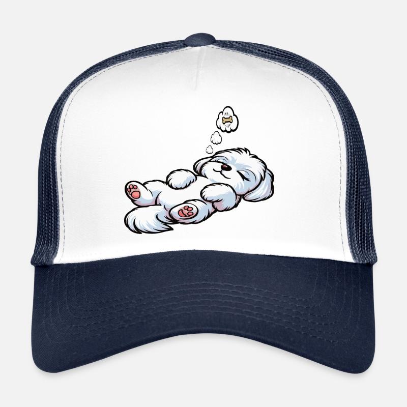 Malteser Maltese Owner Maltese Lovers Trucker Cap
