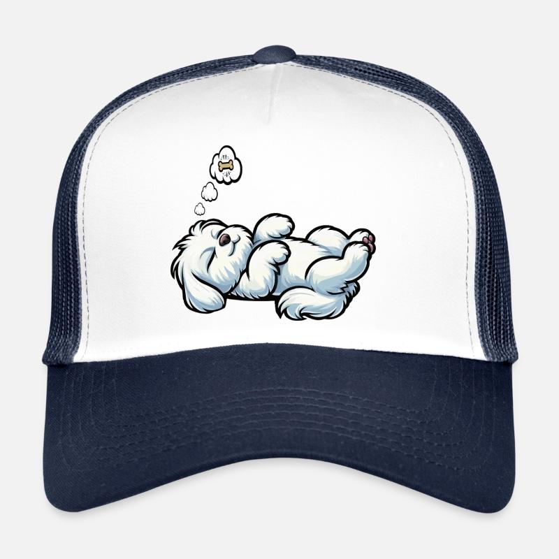 Malteser Propriétaire Maltese Lovers Casquette trucker 