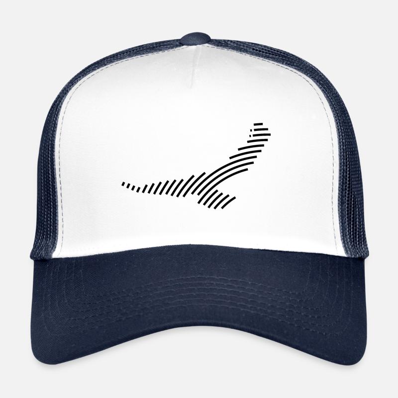 Silhouette eines Adlers Trucker Cap