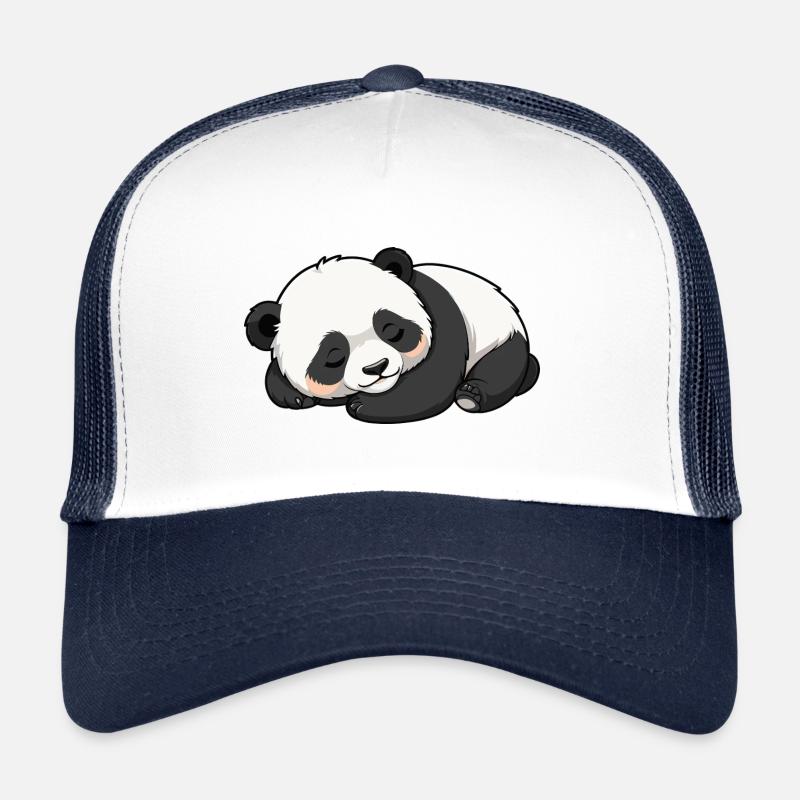 Panda endormi - Design animalier Casquette trucker 