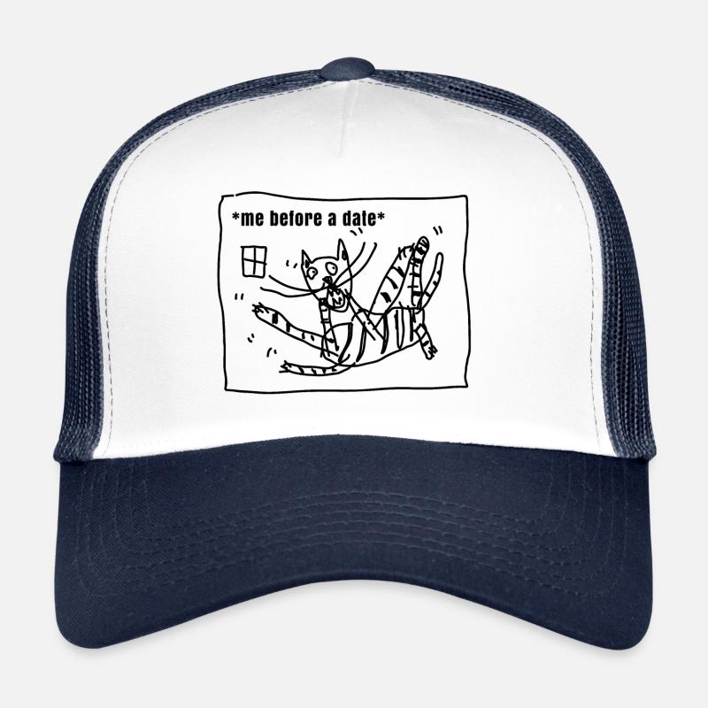Date Dating Excited me memes internet help Trucker Cap