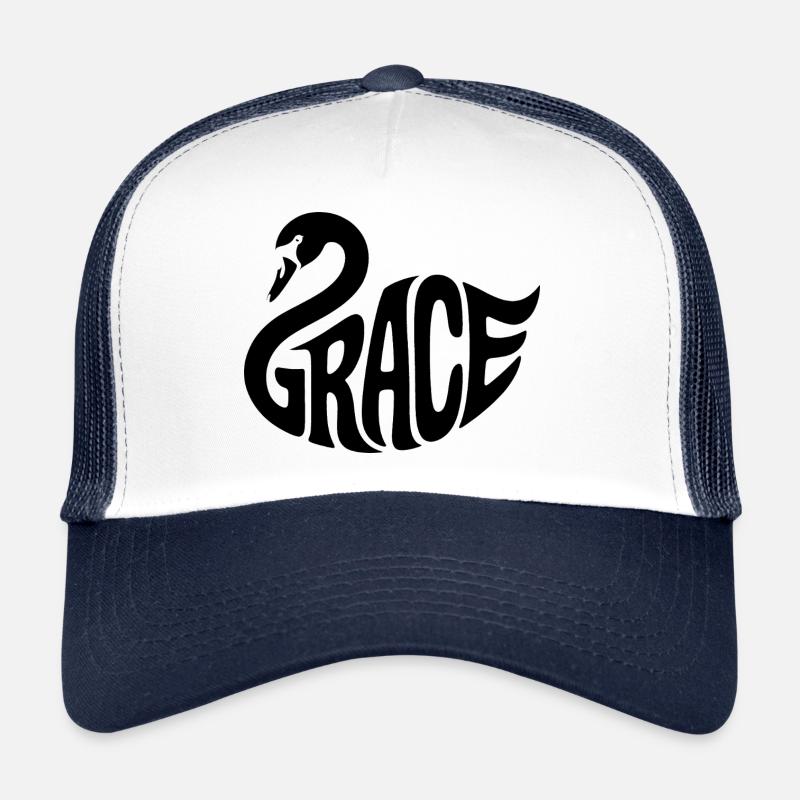 Grace - Logo du cygne cool Casquette trucker 