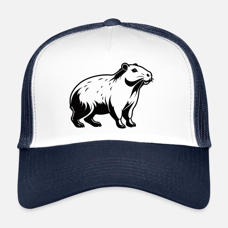 Capybara - Cute Animal Sticker Trucker Cap