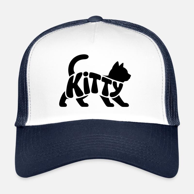 Kitty - Conception de chat de compagnie mignon Casquette trucker 