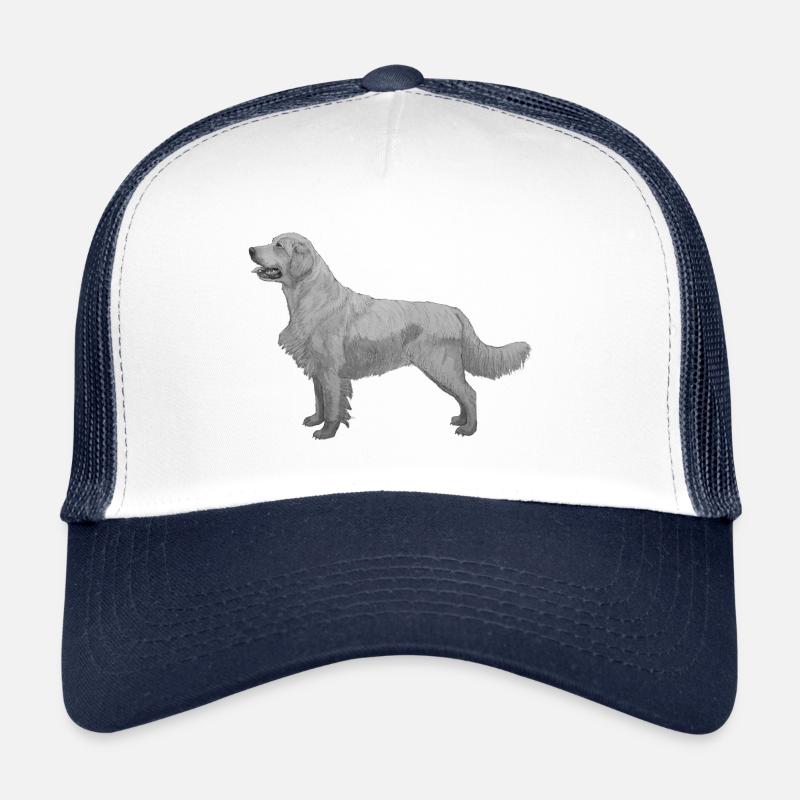 Golden Retriever marker Trucker Cap