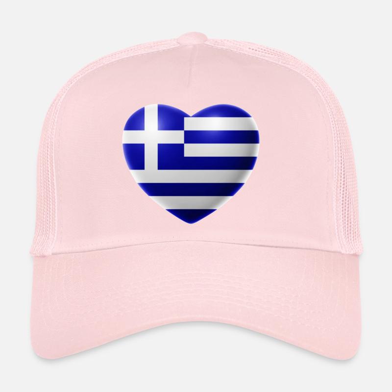 Heart (Greece / Ellas) Trucker Cap