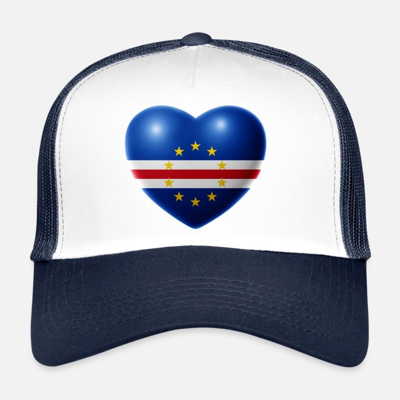 Heart (Cap-Vert / Cabo Verde) Casquette trucker 