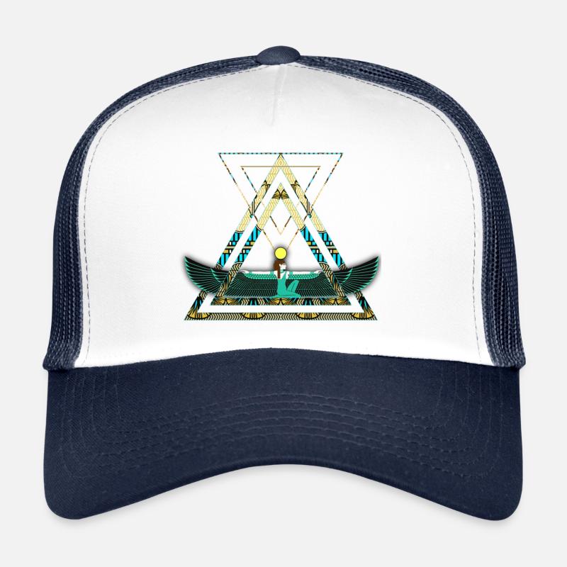 Geometrische Göttin Isis Trucker Cap
