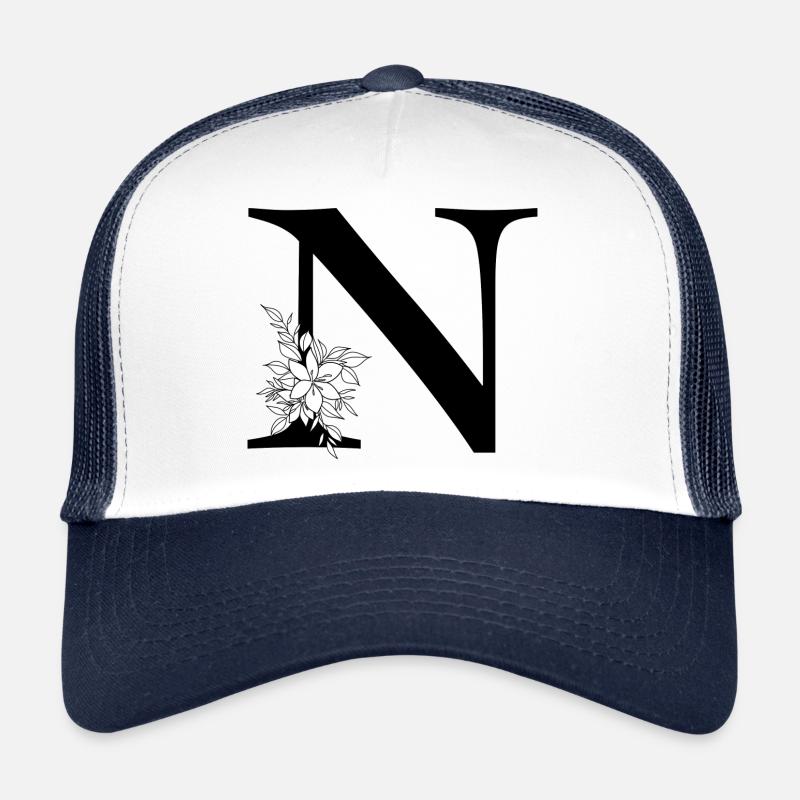 Lettre N Casquette trucker 