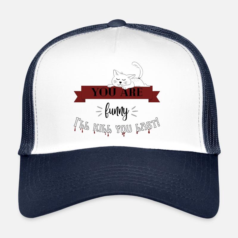 Design and gift for cat and animal lover Trucker Cap