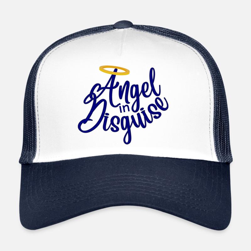 Angel in Disguise blue Trucker Cap