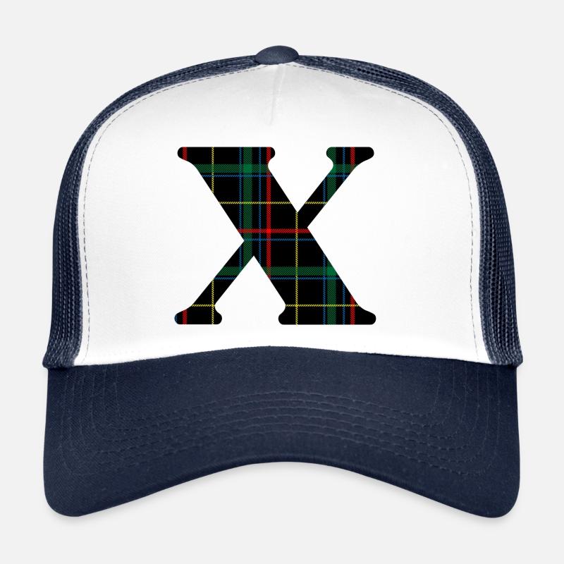 Monogramm x Schottischer Tartan Trucker Cap