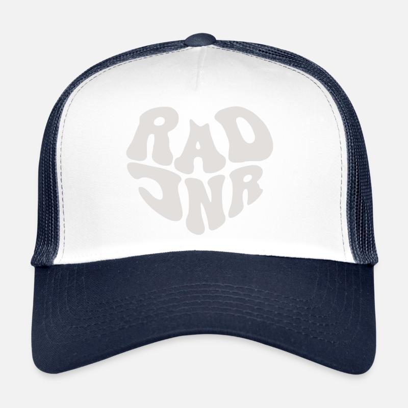 Rad Junior - Cœur rétro (couleur personnalisée) Casquette trucker 