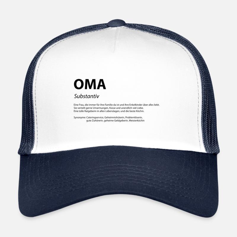 Wort Definition Oma Geschenk Idee Trucker Cap