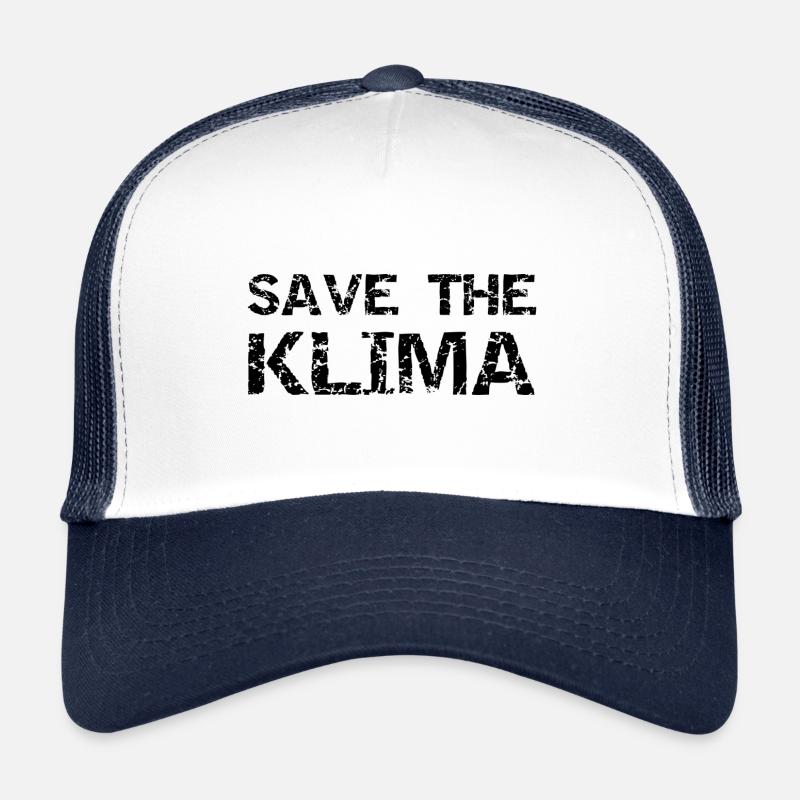 Klima - Trucker Cap - Weiß/Navy