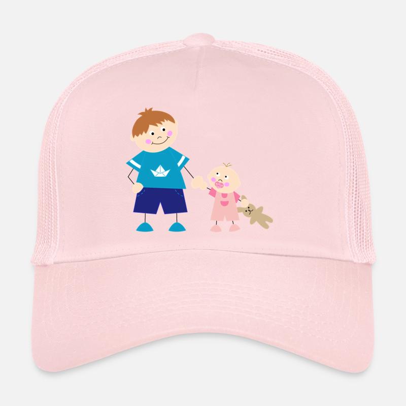 Der große Bruder und die kleine Schwester Trucker Cap