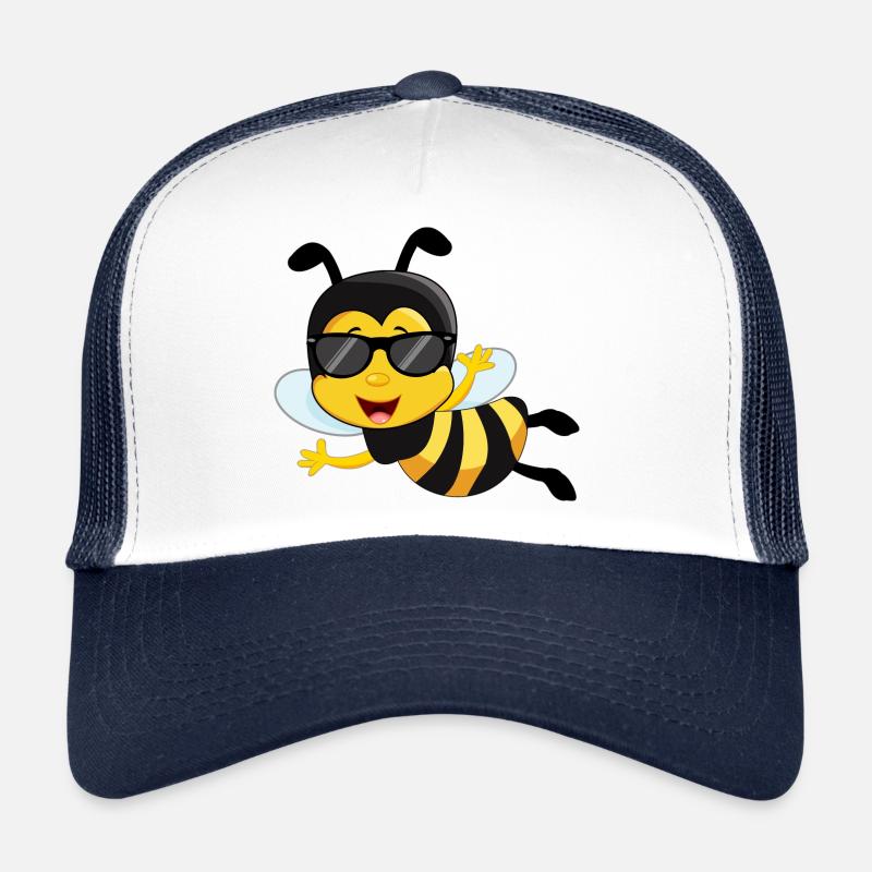 Biene Sonnenbrille Cool Comic fliegende Trucker Cap