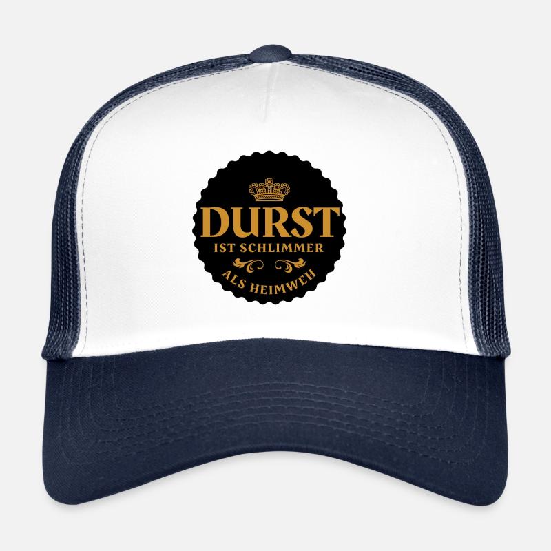 DURST IST SCHLIMMER ALS HEIMWEH mit Kronkorken: Trucker Cap