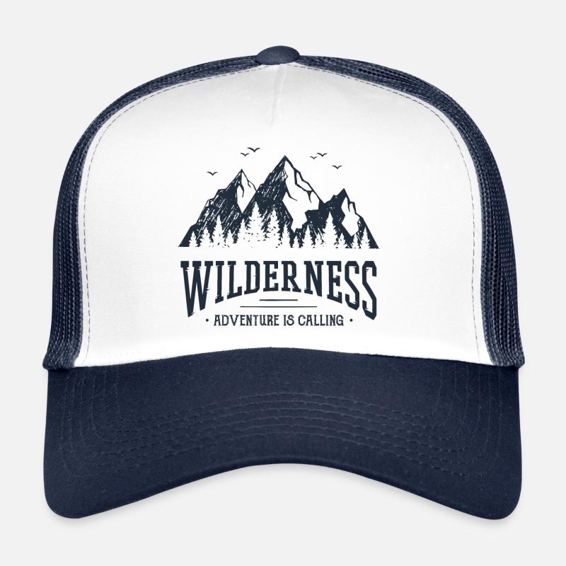 Wildnis - Trucker Cap - Weiß/Navy