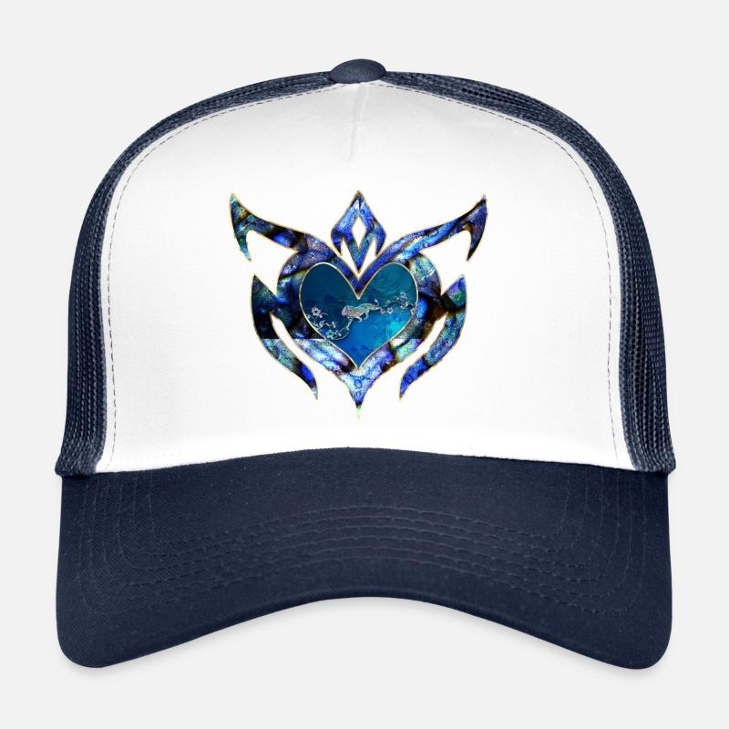Design floral élégant Casquette trucker 