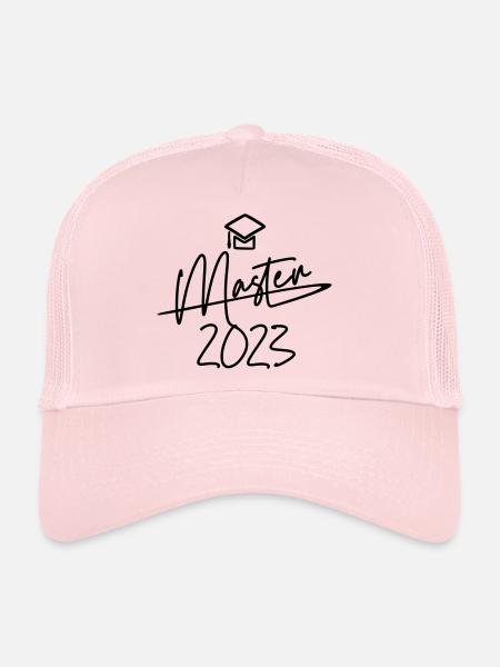 Master 2023 - Casquette trucker  - rose pâle - Devant
