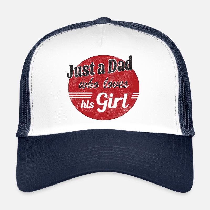 Juste un papa qui aime sa fille Casquette trucker 