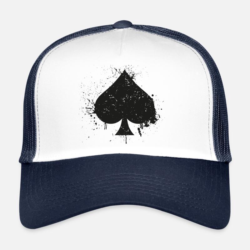Vintage Spade Poker Game | Card Player Trucker Cap
