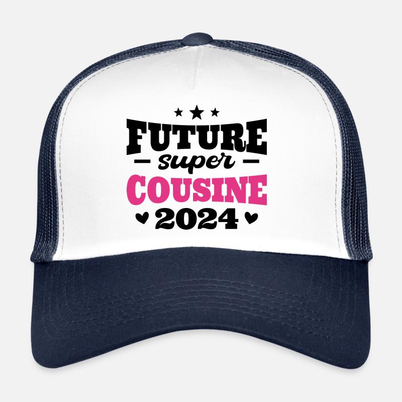 Future Super Cousine 2024 Annonce Grossesse Casquette trucker 