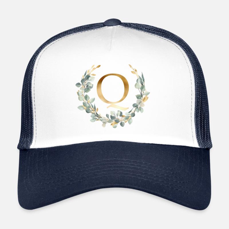 Q Monogramme Couronne d’eucalyptus Casquette trucker 