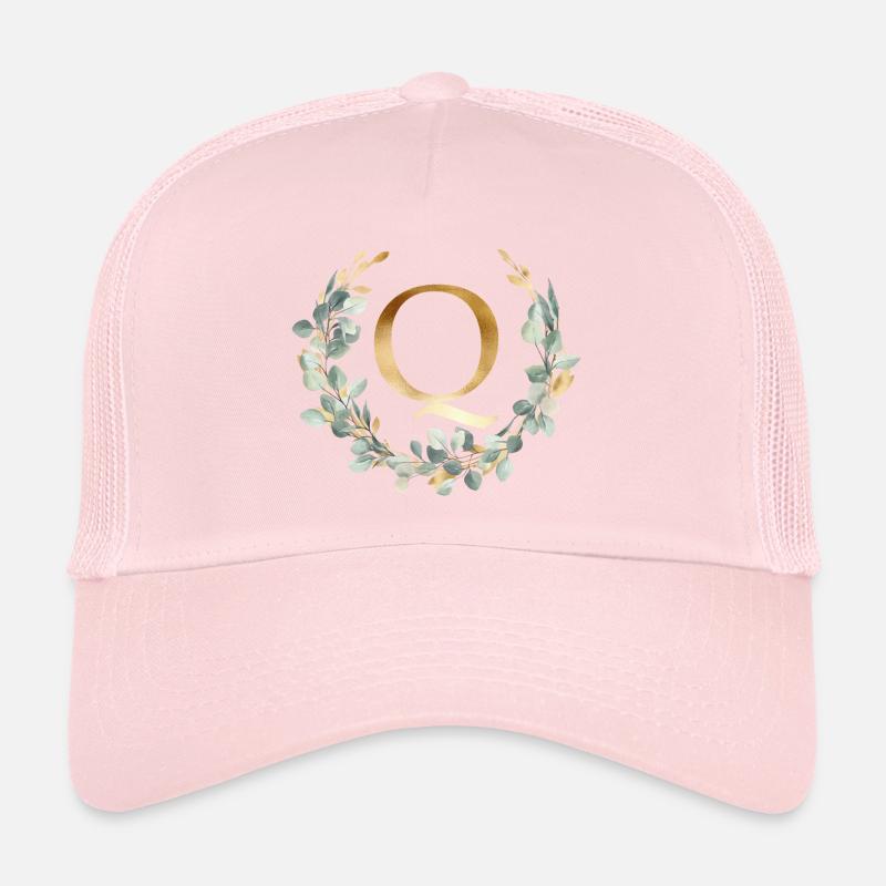 Q Monogramme Couronne d’eucalyptus Casquette trucker 