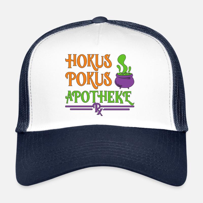 Pharmacie Halloween Casquette trucker 
