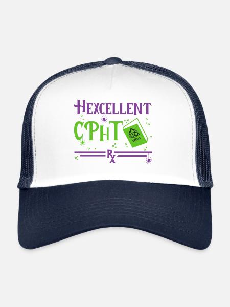 CPHT Halloween - Trucker Cap - white/navy - Front