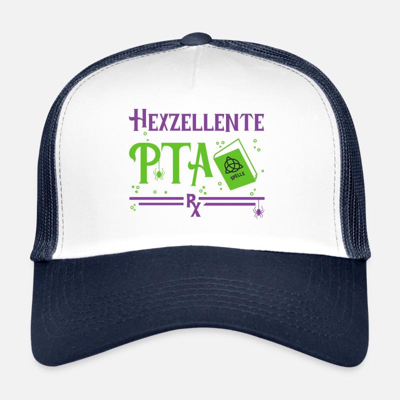 PTA Halloween - Trucker Cap - Weiß/Navy