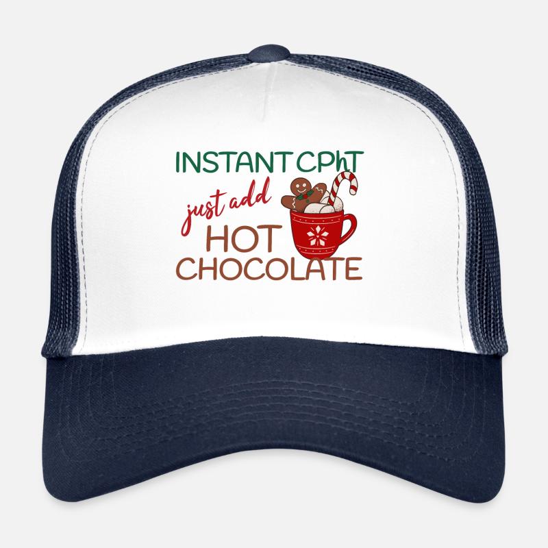 Chocolat chaud instantané CPhT Noël Casquette trucker 