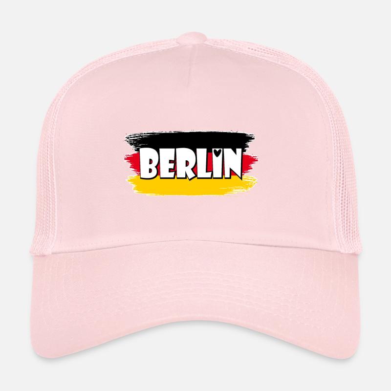 Drapeau de Berlin, Allemagne Casquette trucker 