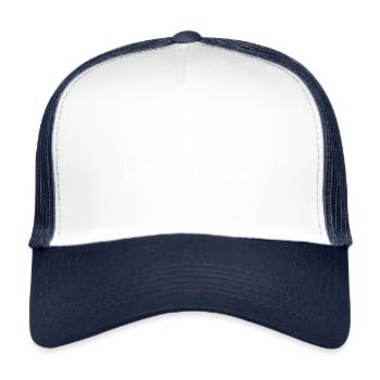 Hamburg Anker Maritim Hafen | Geschenk Mitbringsel - Trucker Cap - Weiß/Navy - Vorne