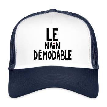 the old-fashionable dwarf - Trucker Cap - white/navy - Front