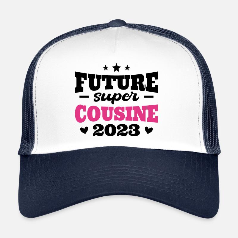 Future Super Cousine 2023 Annonce Grossesse Casquette trucker 